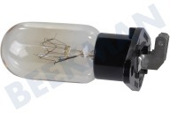 Neff 00606322  Lampe geeignet für u.a. Mikrowelle EM 211100 25 Watt mit Montageplatte geeignet für u.a. Mikrowelle EM 211100