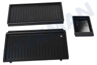DeLonghi 5523110001  DLSK153 MultiGrillgerät Easy Grillgerätplatten geeignet für u.a. SW12, SW13