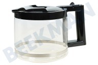 DeLonghi 7313283809 Kaffeemaschine Kaffeekanne geeignet für u.a. BCO410 Komplett mit Deckel, schwarz geeignet für u.a. BCO410