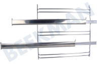 Gorenje 827809 Ofen-Mikrowelle Auszugschiene geeignet für u.a. BCPS6737E09X, BOS6747A01X Teleskopschiene, links geeignet für u.a. BCPS6737E09X, BOS6747A01X