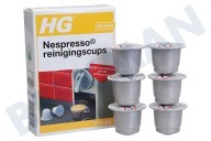HG 678000103 Kaffeemaschine HG Nespresso Reinigungscups geeignet für u.a. Nespresso-Maschinen