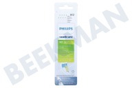 Philips  HX6068/12 W2 Optimal White Standard-sonische-Aufsteckbürsten, 8 Stück geeignet für u.a. Sonicare
