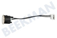 KitchenAid 480121101169 Ofen-Mikrowelle Knopf geeignet für u.a. AKZM655, BLVMS8100, ELVE8170 Druckknopf mit Kabel geeignet für u.a. AKZM655, BLVMS8100, ELVE8170