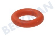 Saeco 996530013564 Kaffeeaparat O-Ring geeignet für u.a. SUP032 Silikon, rot -7mm- geeignet für u.a. SUP032
