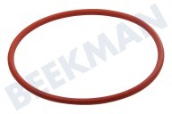 O-Ring geeignet für u.a. Via Venezia, Via Veneto, Gran Crema Silikon, Rot, 77x70mm, für Boiler