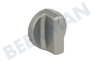 Zanussi 140075034185 Kochplatte Knopf geeignet für u.a. ZGH96524XS Gasknopf, grau geeignet für u.a. ZGH96524XS
