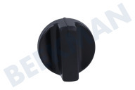 Zanussi 140075034011 Kochplatte Knopf geeignet für u.a. ZGH6242XA, ZGNN752X Gasknopf, schwarz geeignet für u.a. ZGH6242XA, ZGNN752X