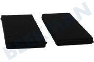 Novy 8740400 Wrasenabzug Filter geeignet für u.a. D7921400, D7922400, D7923400 Kohlefilter geeignet für u.a. D7921400, D7922400, D7923400