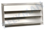 Novy Dunstabzugshaube 906407 Wandflansch mit Rückschlagventil geeignet für u.a. 290 x 160 mm