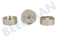 Dometic 407145126 Kochplatte Knopf geeignet für u.a. PICE08, CE09-DF mit Schutzerde Satinierter Drehknopf, 3-teilig geeignet für u.a. PICE08, CE09-DF mit Schutzerde