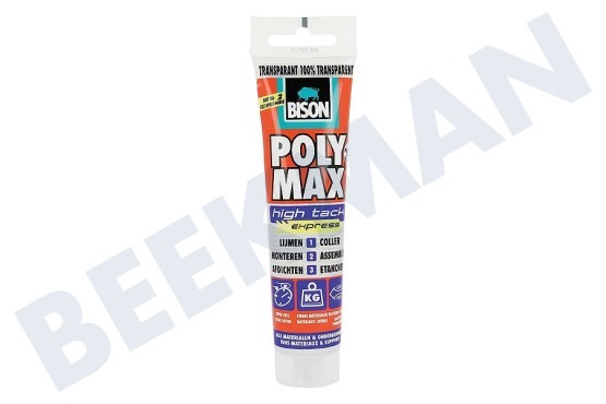 Bison  Poly Max High Tack Express Transparent 115 Grad Rohr