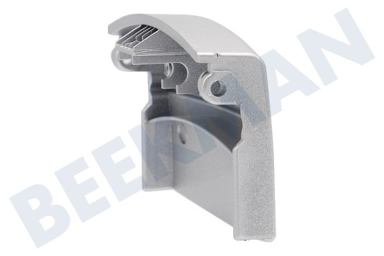 Electrolux Waschmaschine Türgriff Breit, 10 cm, metallisch grauer Kunststoffgriff