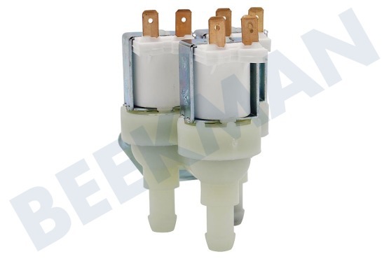 Miele Waschmaschine Einlassventil 3 fach, gewinkelt, dünn, 1x reduz.