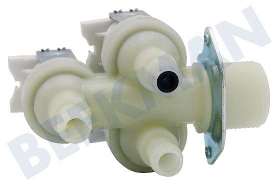 Miele Waschmaschine Einlassventil 3 fach, gewinkelt, dünn, 1x reduz.