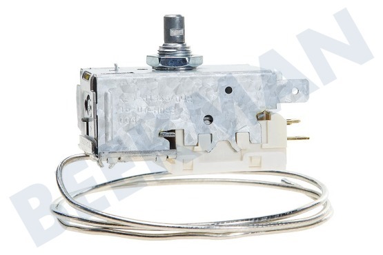 Airlux Kühlschrank Thermostat K59-H1346 3 Kontakte Kapillare 600 mm, 3 x 4,8 mm Ampereklemme