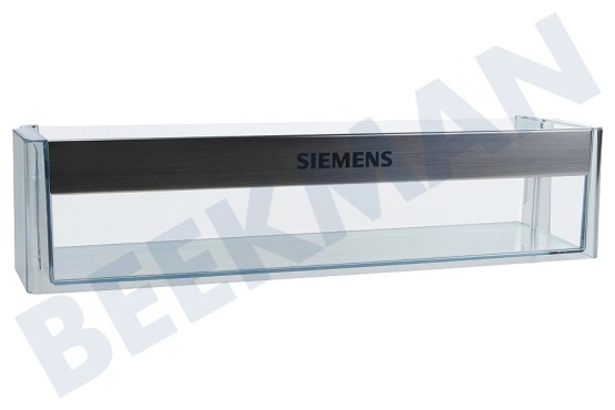 Siemens Kühlschrank 705186, 00705186 Flaschenfach transparent, Rand Chrom