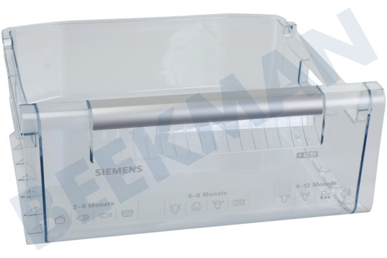 Siemens Kühlschrank 740821, 00740821 Gefrier-Schublade Transparent
