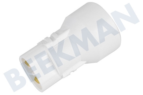 Hanseatic Kühlschrank Lampenfassung Weiß mit 2 Kontakten