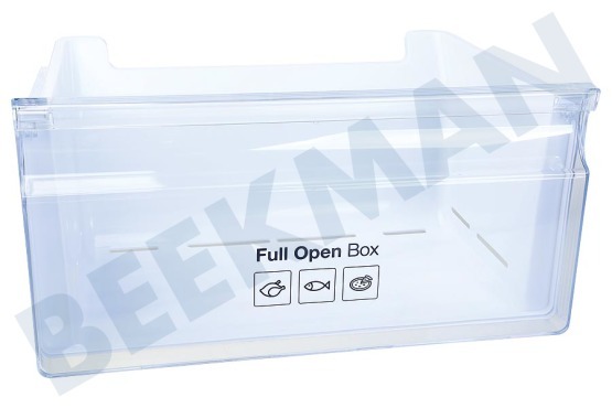 Samsung Kühlschrank DA97-13475A Gefrier-Schublade Weiß mit transparenten Frontpaneel (unterste)