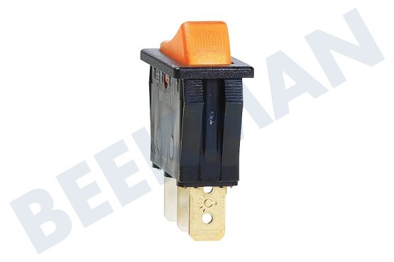Electrolux Kühlschrank Schalter beleuchtet, orange