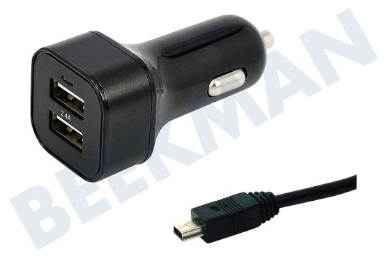 Navigon  Autoladegerät Mini-USB Output 5V / 2,4A, 100 cm
