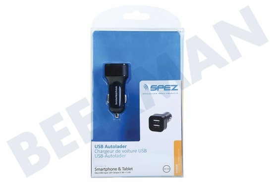Universell  Duo USB KFZ-Ladegerät 2.4A + 2.4A