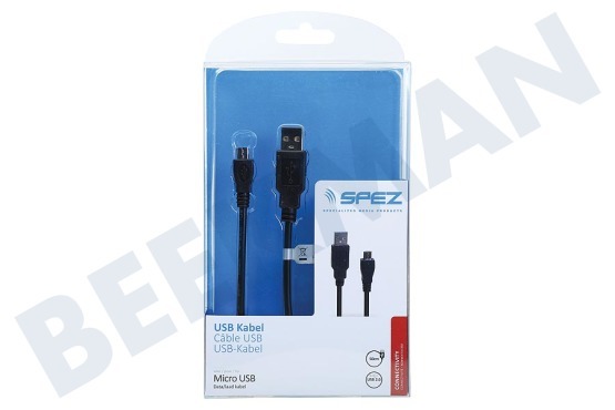 Spez  Micro USB Kabel 50cm Schwarz