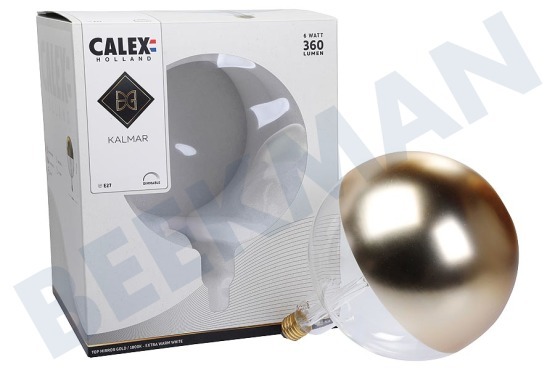 Calex  2101000400 LED XXL G200 Kopfspiegel Gold 6 Watt, E27