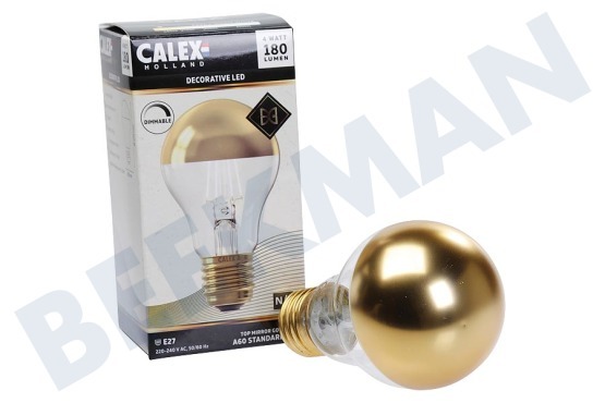 Calex  2001000400 LED A60 Kopfspiegel Gold 4 Watt, E27