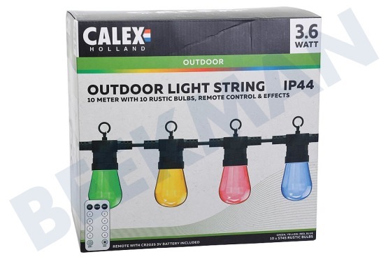 Calex  436311 Calex Lichterkette Outdoor IP44 RGB