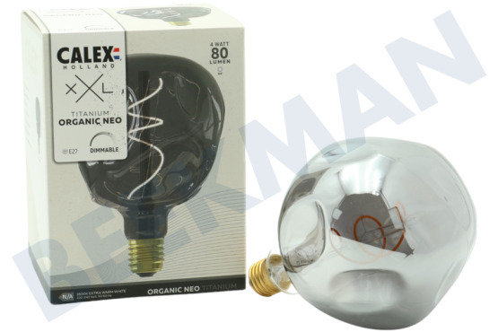 Calex  2101004200 XXL Organic Neo Titanium LED-Lampe 4 Watt, 1800K dimmbar