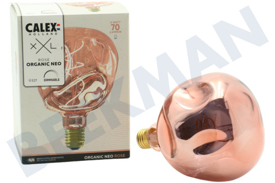 Calex  2101004300 XXL Organic Neo Rose LED-Lampe 4 Watt, 1800K dimmbar