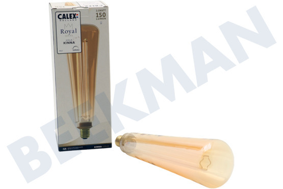 Calex  2101003800 Royal Kinna LED-Lampe Gold E27 3,5 Watt, dimmbar