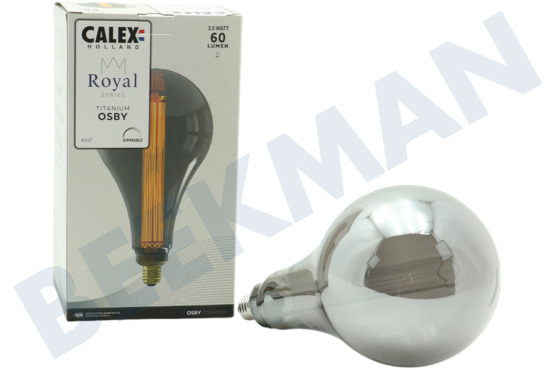 Calex  2101005700 Royal Osby LED-Lampe Titan E27 3,5 Watt, dimmbar