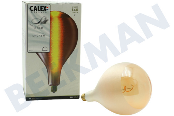Calex  2101006300 Silk Splash Gold Spiralfaden E27 4,0 Watt, dimmbar
