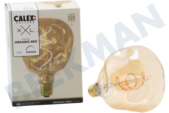 Calex  2101004100 XXL Organic Neo Gold LED-Lampe 4 Watt, 1800K dimmbar