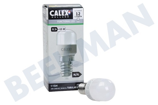 Calex  1301002600 LED Röhrenlampe 240 V 0,3 W E14 T20, 2700 K