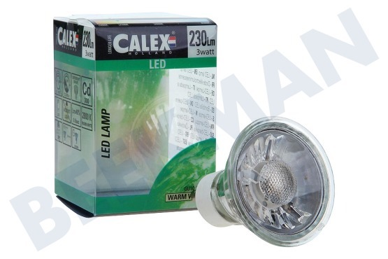 Calex  423450 Calex COB-LED-Lampe GU10 240V 3W 230LM 2800K Halogen