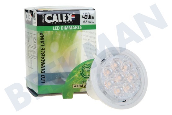 Calex  423560 Calex SMD LED Birne GU10 240V 6,5 Watt 450 Lumen 2700K