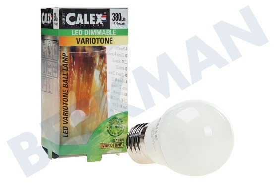 Calex  422206 Calex Satin Crystal LED Kugellampe 5.5W 380lm E27 P45