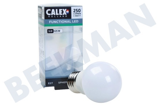 Calex  472746 Calex LED-Kugel-Lampe 240V E27 3Watt P45, Flamme 200 Lumen