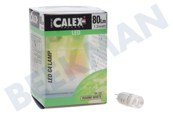 Calex  473830 Calex LED G4 12V 2-LED 1.5W 3000K 80lm