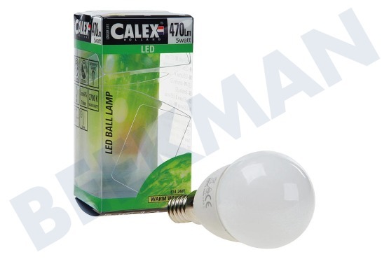 Calex  422112 Calex LED-Kugel-Lampe 240V 5W 470lm E14 P45, 2700K