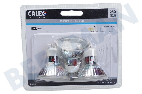 Calex  LED-Lampe 3er Pack COB LED-Lampe GU10