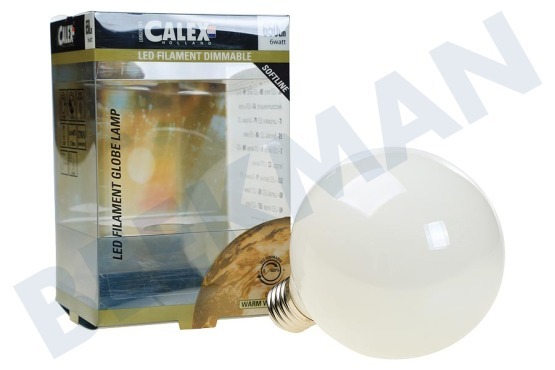 Calex  425468 Calex LED Vollglas Filament Globe Lampe E27 6W 650lm