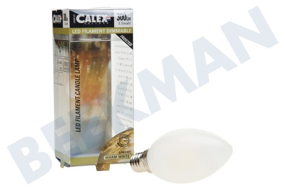 Calex  474492 Calex LED Vollglas Kerzelampe Glühfaden Mat 3.5W 300lm E14