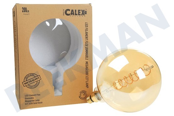 Calex  425802 Calex LED Vollglas Flex Filament Megaglobe