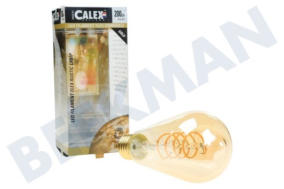 Calex  425752 Calex LED Vollglas Flex Filament rustikale Lampe