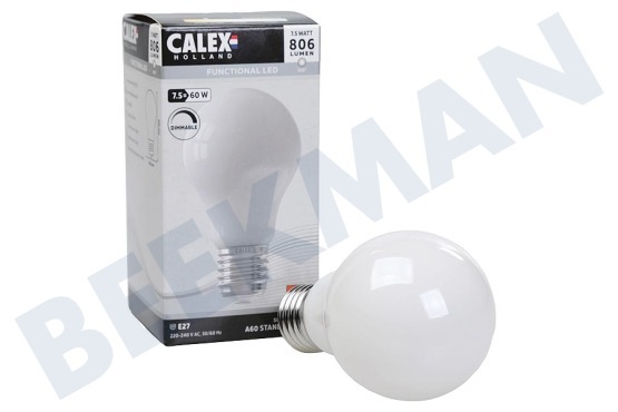 Calex  1101006800 LED Vollglas Glühfaden Standardlampe E27 7,5 W