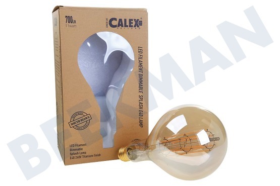 Calex  425621 Calex LED vollglas Lang Filament Splash 240V